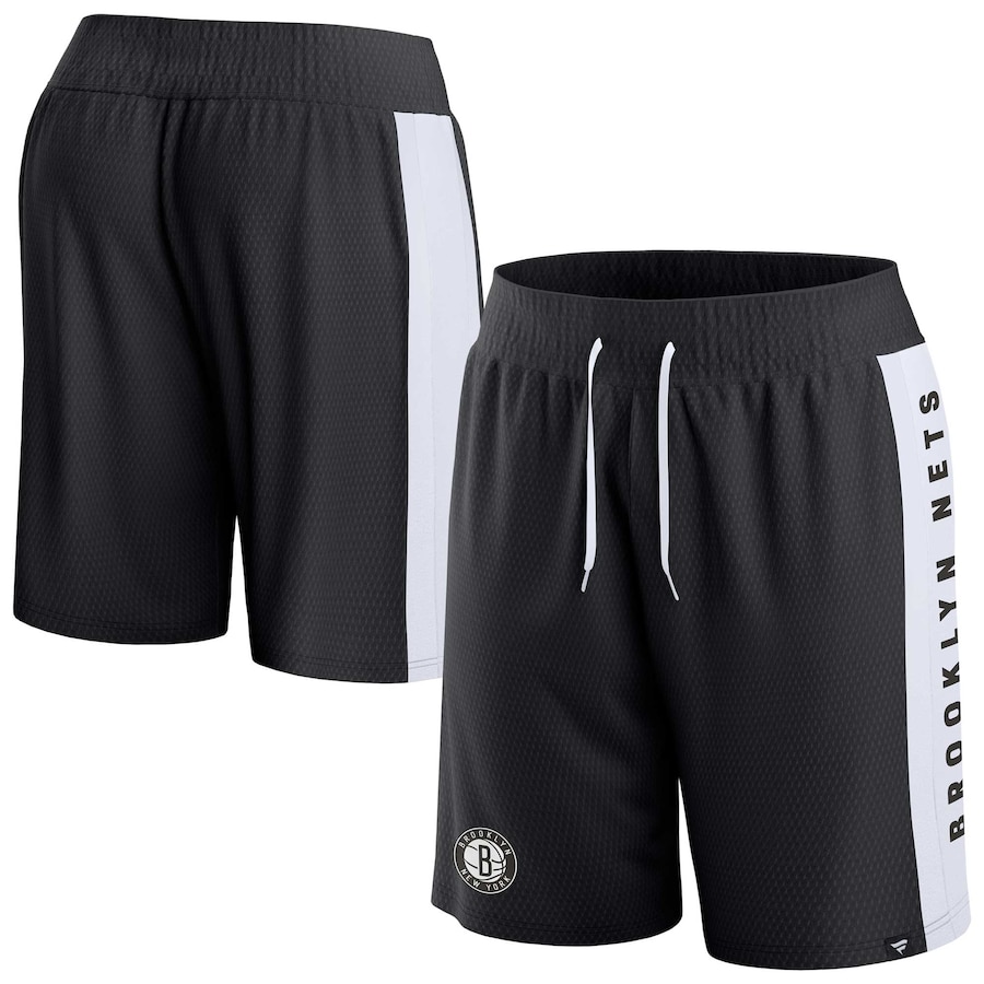 Men's Brooklyn Nets Black Referee Iconic Mesh Shorts