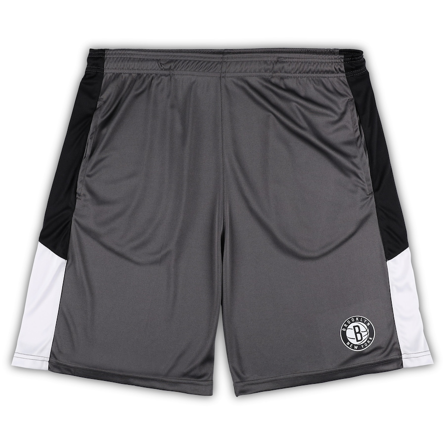 Men's Brooklyn Nets Gray Big & Tall Shorts