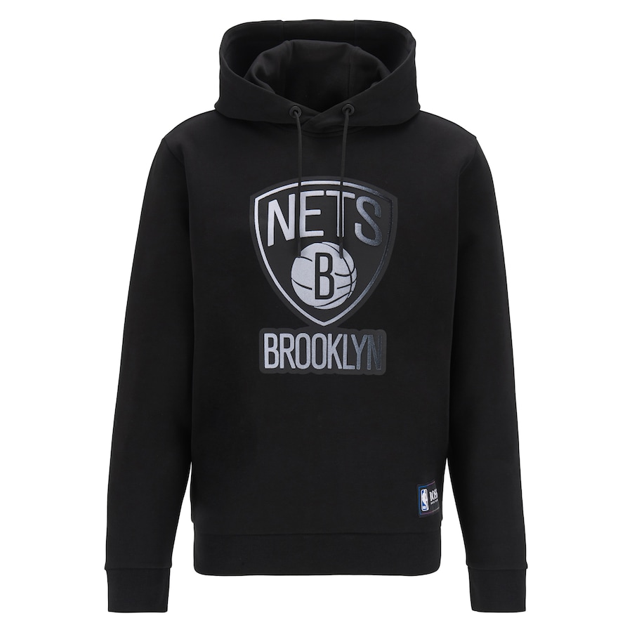 Men's Brooklyn Nets NBA x Hugo Boss Black Bounce Pullover Hoodie Men's Brooklyn Nets NBA x Hugo Boss Black Bounce Pullover Hoodie