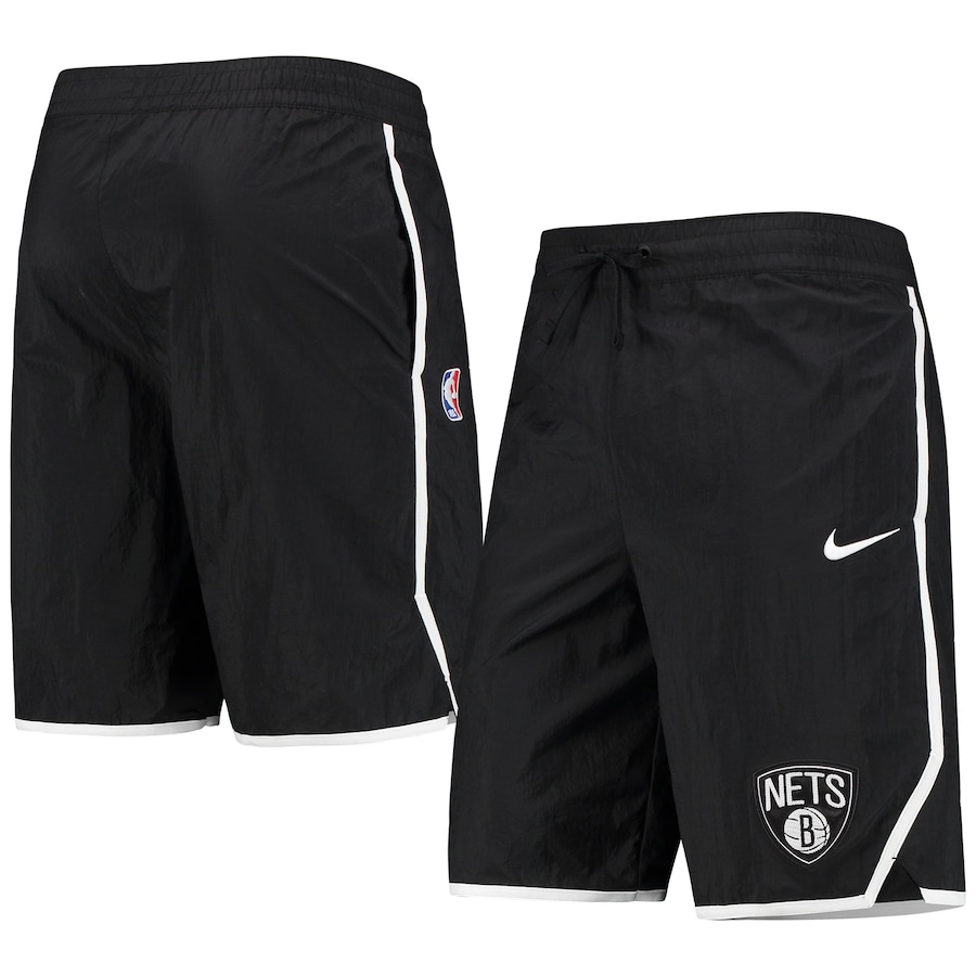 Men's Brooklyn Nets NBA Black Courtside Heritage Shorts