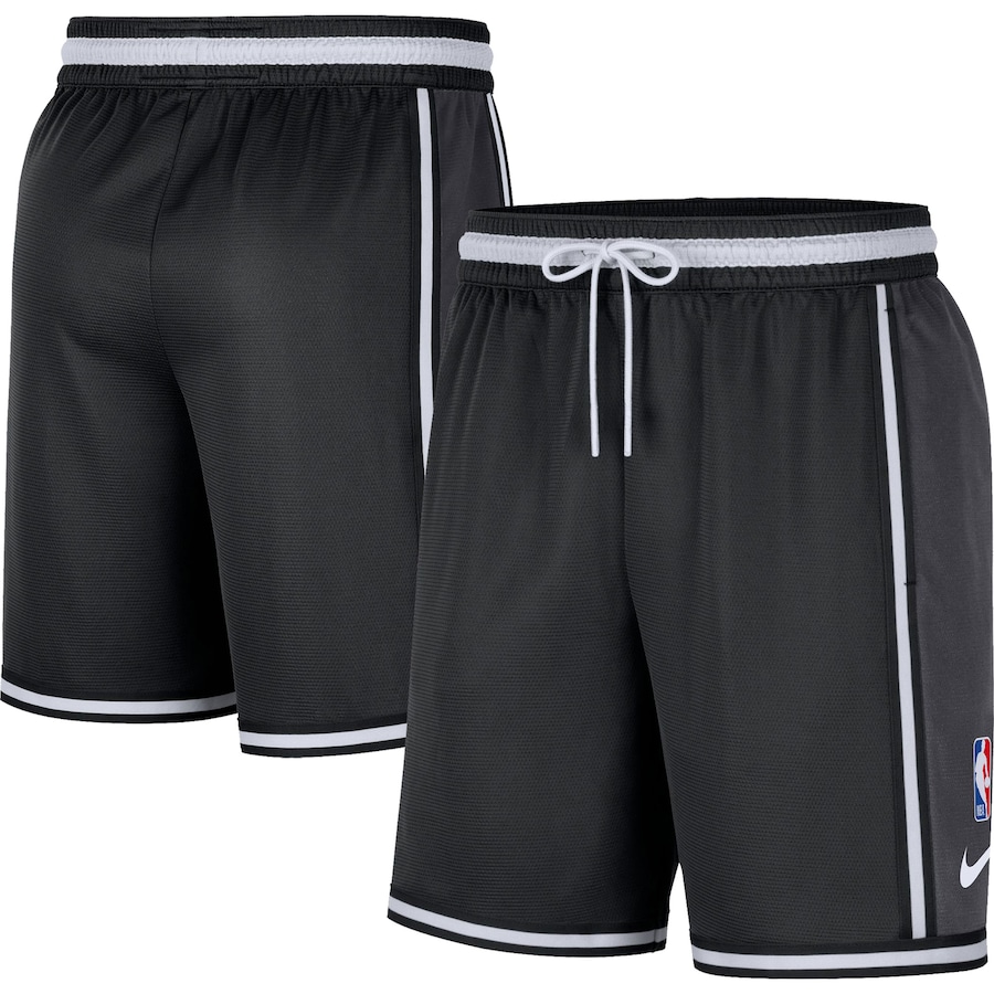 Men's Brooklyn Nets NBA Black Pre-Game Performance Shorts
