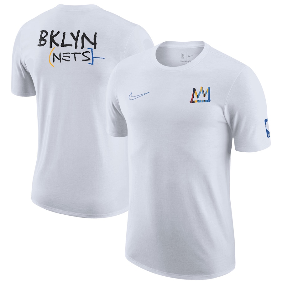 Men's Brooklyn Nets NBA White 2022/23 City Edition Courtside Max90 Backer T-Shirt Men's Brooklyn Nets NBA White 2022/23 City Edition Courtside Max90 Backer T-Shirt