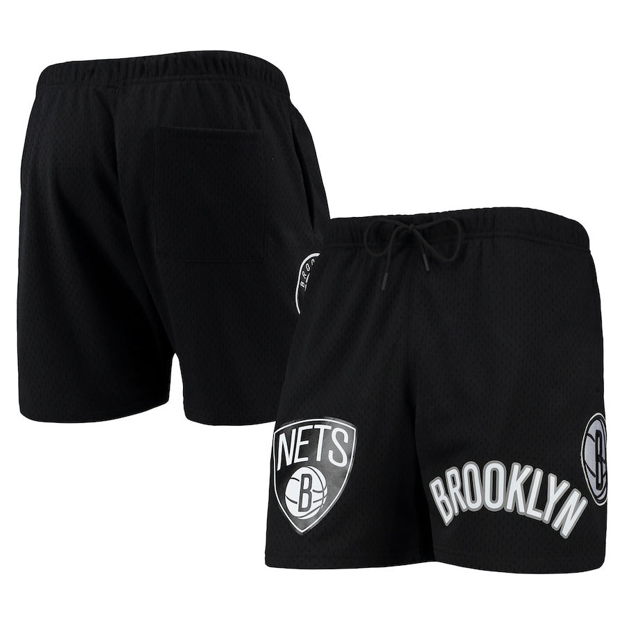 Men's Brooklyn Nets Pro Standard Black Mesh Capsule Shorts