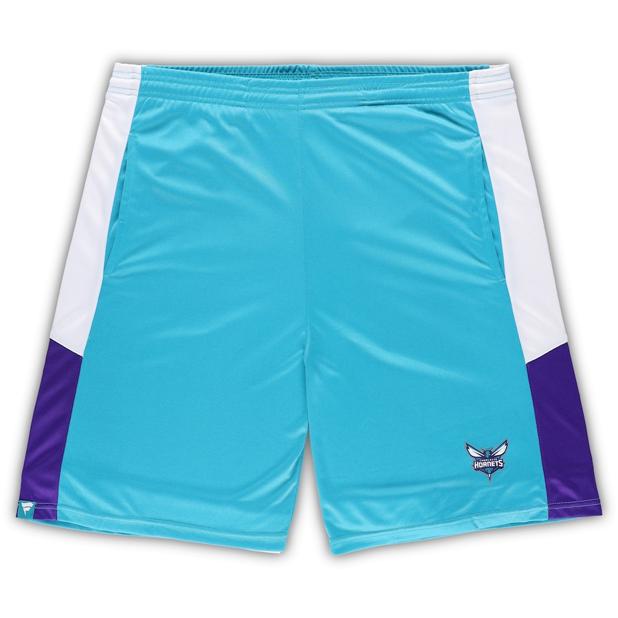 Men's Charlotte Hornets Teal Big & Tall Champion Rush Practice Shorts Men's Charlotte Hornets Teal Big & Tall Champion Rush Practice Shorts