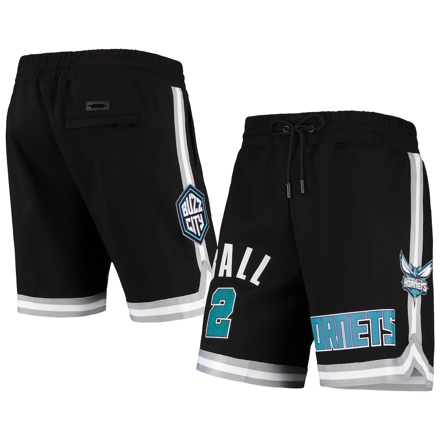 Men's Charlotte Hornets LaMelo Ball Pro Standard Black Team Player Shorts