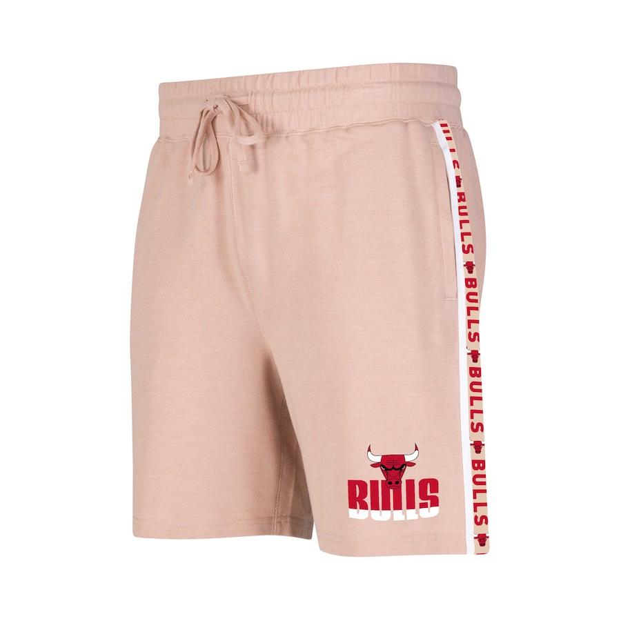 Men's Chicago Bulls Concepts Sport Tan Team Stripe Shorts
