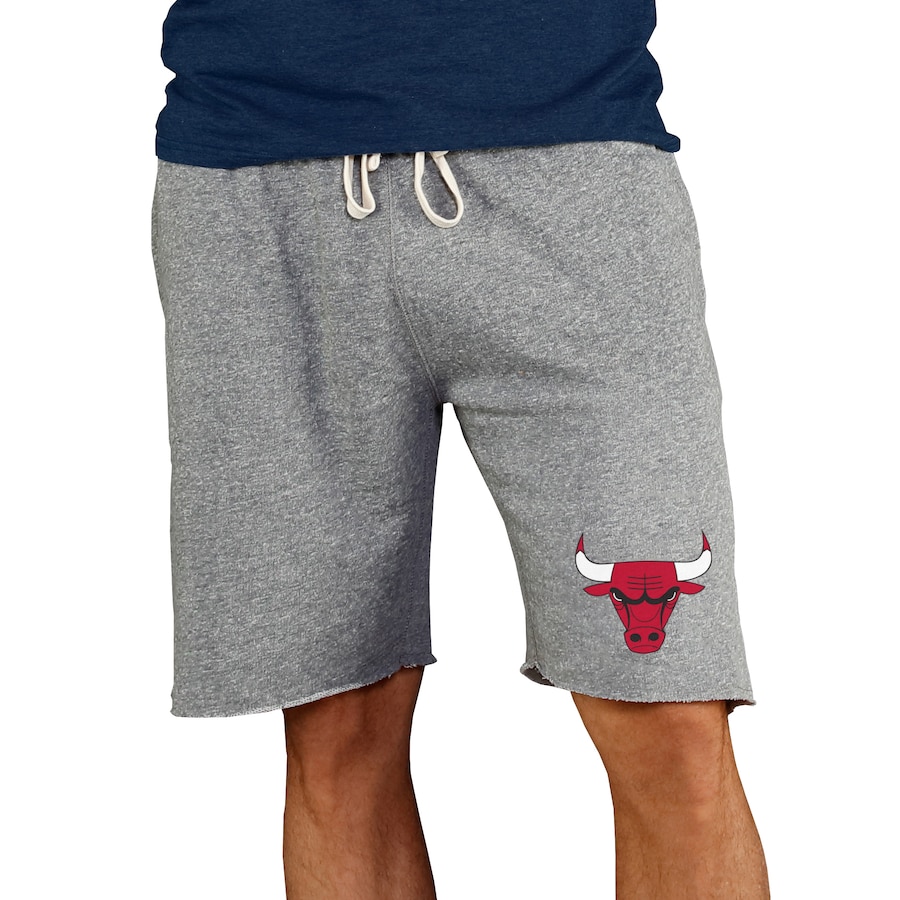 Men's Chicago Bulls Concepts Sport Gray Mainstream Terry Shorts Men's Chicago Bulls Concepts Sport Gray Mainstream Terry Shorts