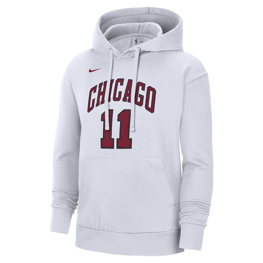 Men's Chicago Bulls DeMar DeRozan NBA White 2022/23 City Edition Name & Number Pullover Hoodie