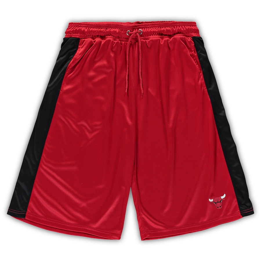 Men's Chicago Bulls Red/Black Big & Tall Performance Shorts