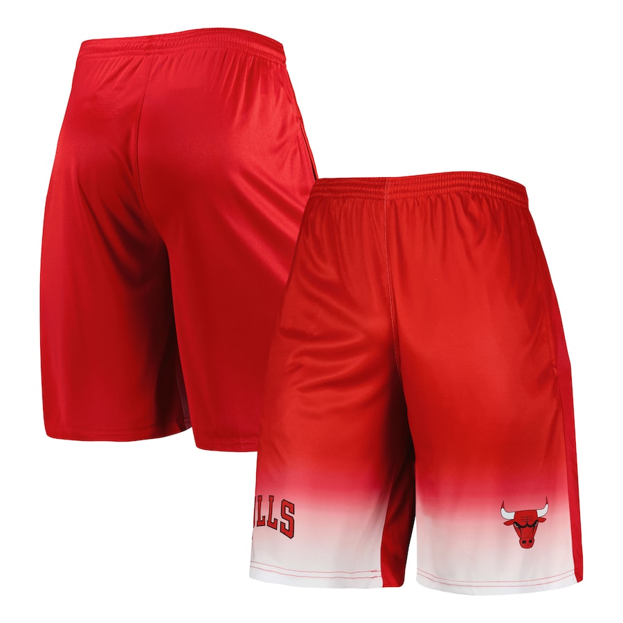 Men's Chicago Bulls Red Fadeaway Shorts Men's Chicago Bulls Red Fadeaway Shorts