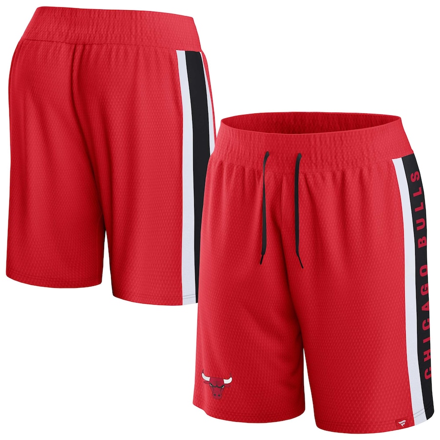 Men's Chicago Bulls Red Referee Iconic Mesh Shorts