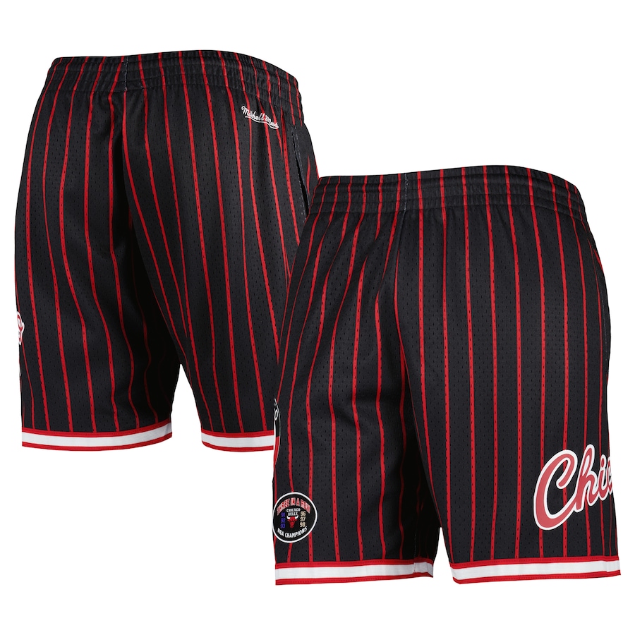 Men's Chicago Bulls Mitchell & Ness Black City Collection Heritage Mesh Shorts Men's Chicago Bulls Mitchell & Ness Black City Collection Heritage Mesh Shorts