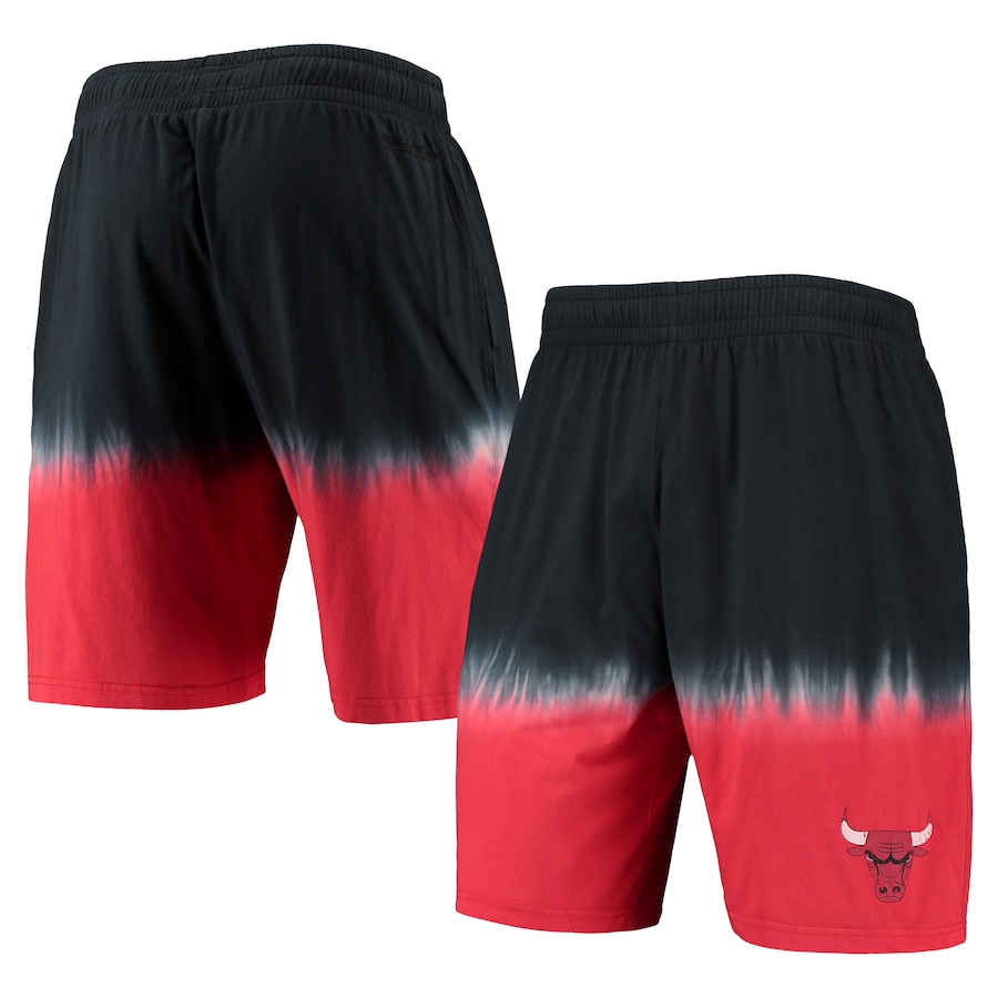 Men's Chicago Bulls Mitchell & Ness Black/Red Hardwood Classic Authentic Shorts Men's Chicago Bulls Mitchell & Ness Black/Red Hardwood Classic Authentic Shorts