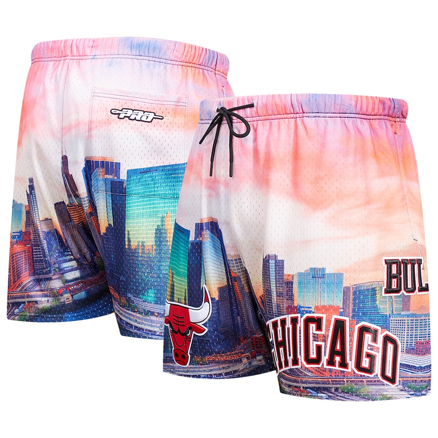 Men's Chicago Bulls Pro Standard Cityscape Shorts Men's Chicago Bulls Pro Standard Cityscape Shorts