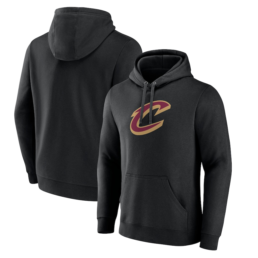 Men's Cleveland Cavaliers Black Alternate Logo Pullover Hoodie Men's Cleveland Cavaliers Black Alternate Logo Pullover Hoodie