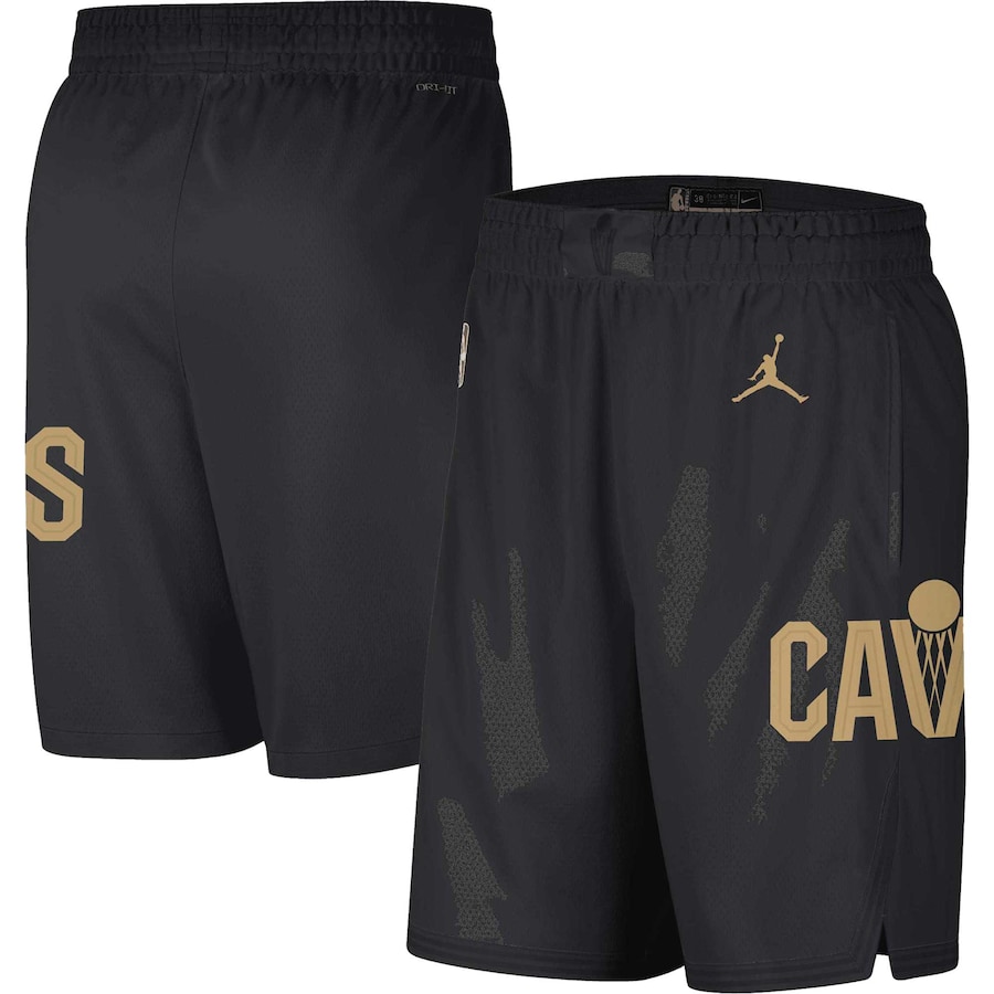 Men's Cleveland Cavaliers Jordan Brand Black 2022/2023 Statement Edition Swingman Performance Shorts Men's Cleveland Cavaliers Jordan Brand Black 2022/2023 Statement Edition Swingman Performance Shorts