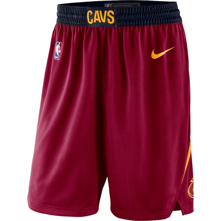 Men's Cleveland Cavaliers NBA Red 2019/20 Icon Edition Swingman Shorts