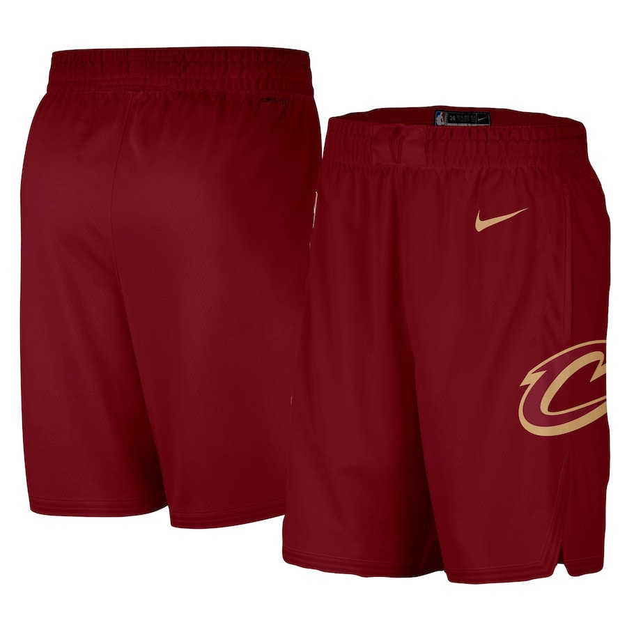 Men's Cleveland Cavaliers NBA Wine 2020/21 Association Edition Swingman Performance Shorts Men's Cleveland Cavaliers NBA Wine 2020/21 Association Edition Swingman Performance Shorts