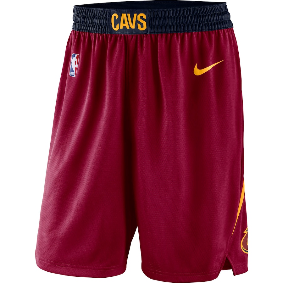 Men's Cleveland Cavaliers NBA Wine Icon Swingman Basketball Shorts