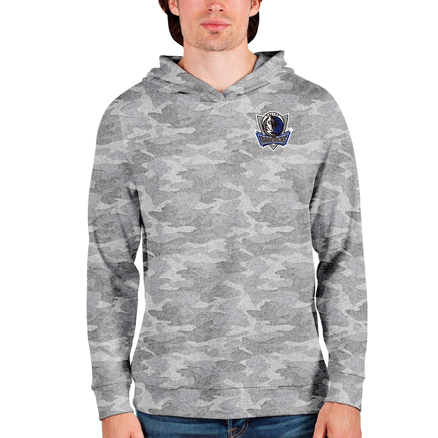 Men's Dallas Mavericks Antigua Camo Absolute Pullover Hoodie Men's Dallas Mavericks Antigua Camo Absolute Pullover Hoodie