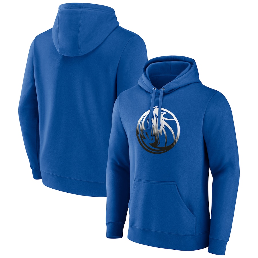 Men's Dallas Mavericks Blue Gradient Logo Pullover Hoodie Men's Dallas Mavericks Blue Gradient Logo Pullover Hoodie
