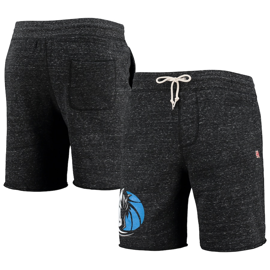 Men's Dallas Mavericks Homage Charcoal Primary Logo Tri-Blend Sweat Shorts Men's Dallas Mavericks Homage Charcoal Primary Logo Tri-Blend Sweat Shorts