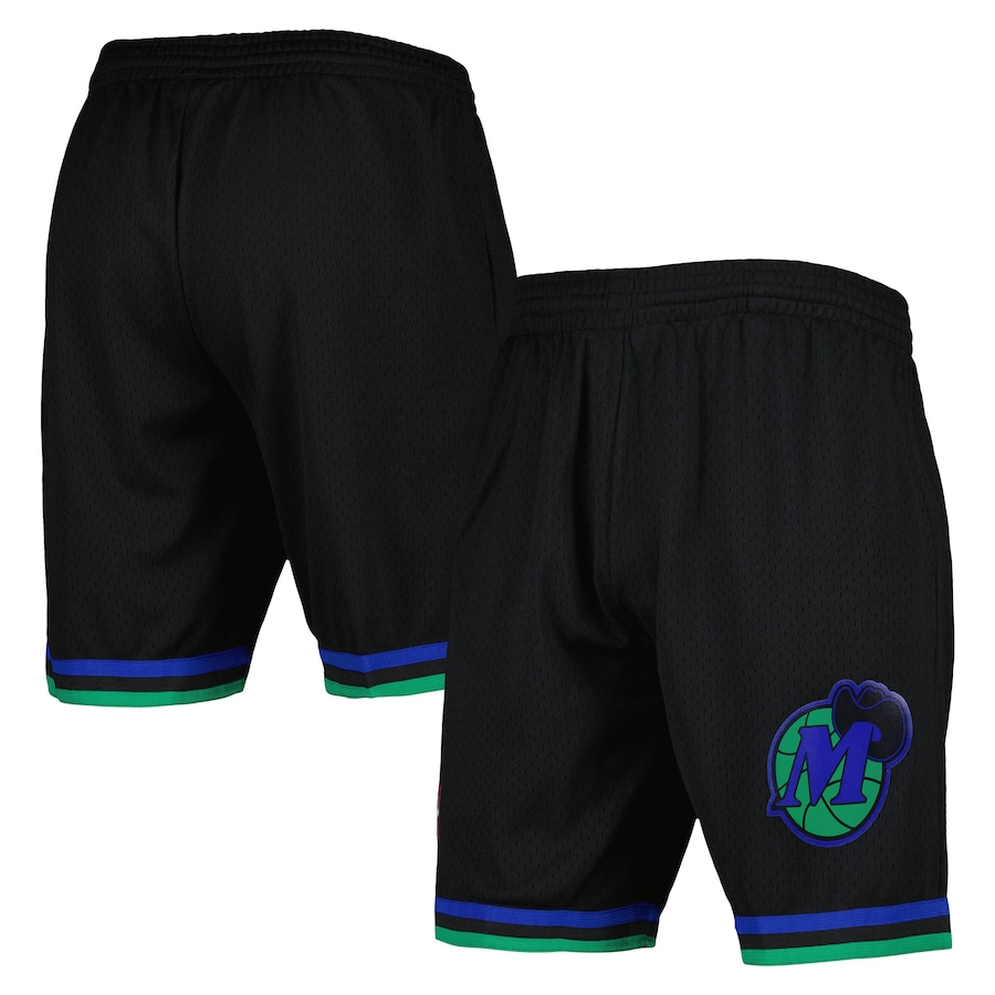 Men's Dallas Mavericks Mitchell & Ness Black Hardwood Classics Reload 2.0 Swingman Shorts Men's Dallas Mavericks Mitchell & Ness Black Hardwood Classics Reload 2.0 Swingman Shorts