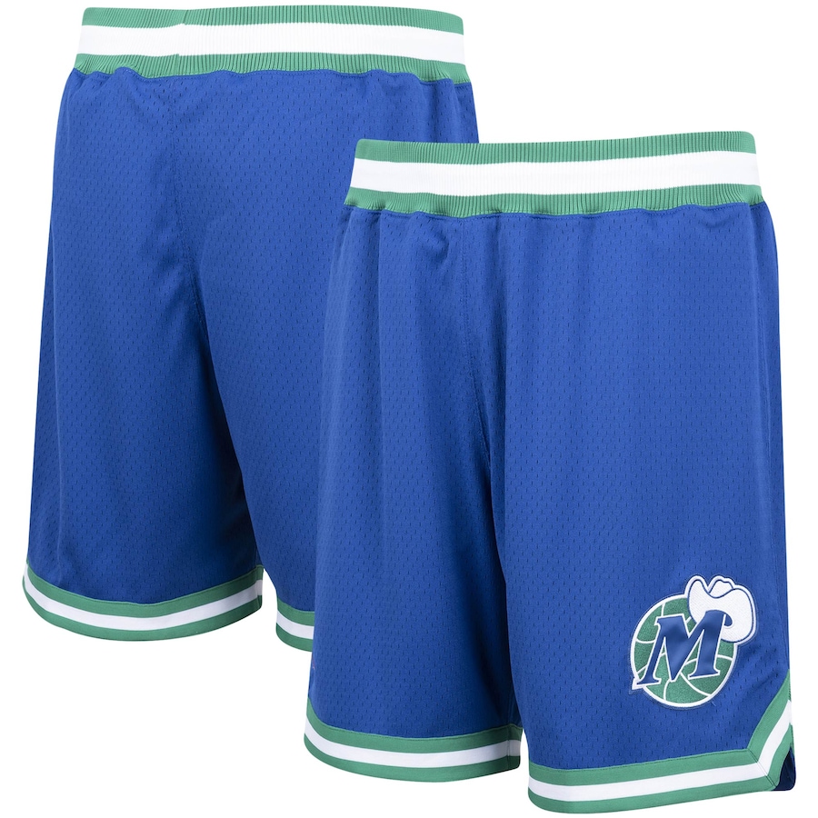Men's Dallas Mavericks Mitchell & Ness Blue 1998/99 Hardwood Classics Authentic Shorts Men's Dallas Mavericks Mitchell & Ness Blue 1998/99 Hardwood Classics Authentic Shorts