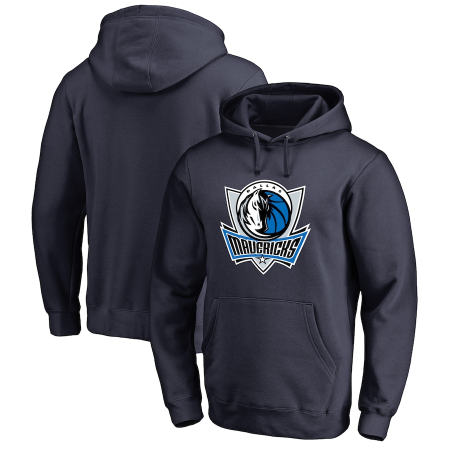 Men's Dallas Mavericks Navy Primary Logo Pullover Hoodie