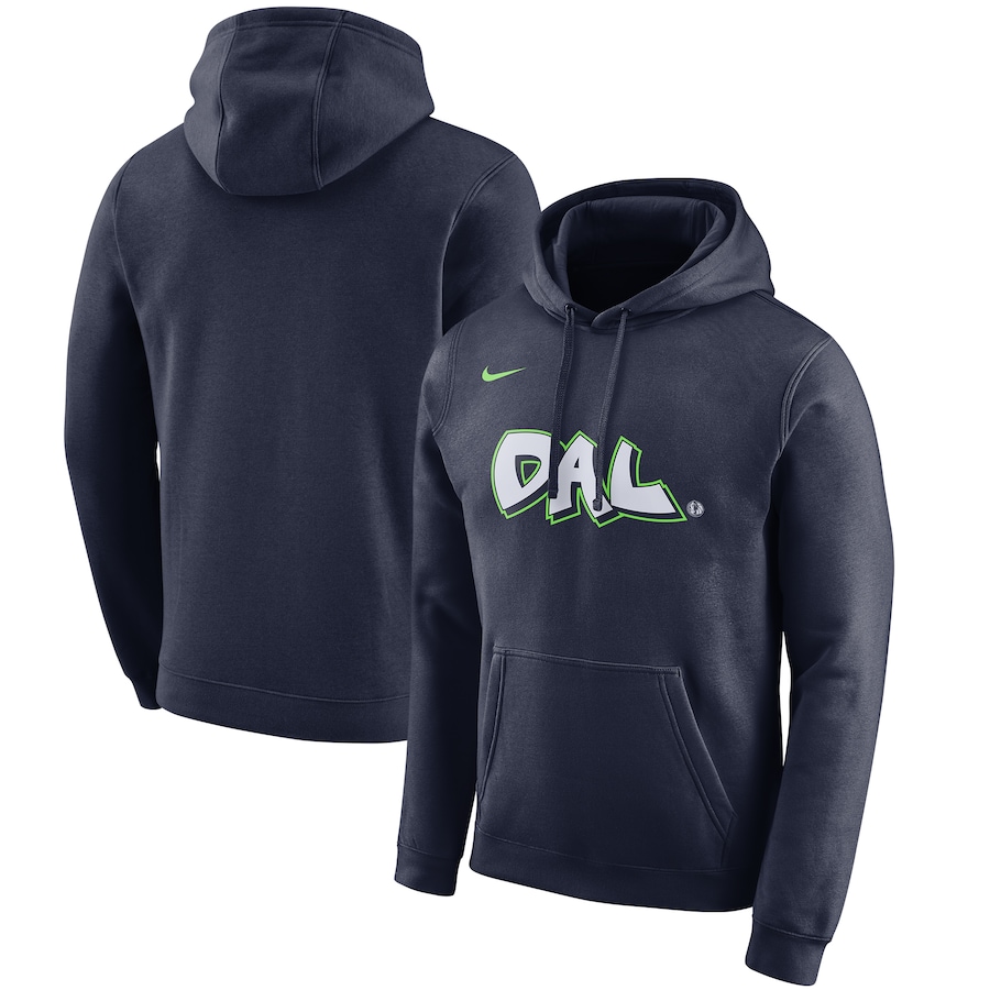 Men's Dallas Mavericks NBA Navy 2019/20 City Edition Club Pullover Hoodie Men's Dallas Mavericks NBA Navy 2019/20 City Edition Club Pullover Hoodie