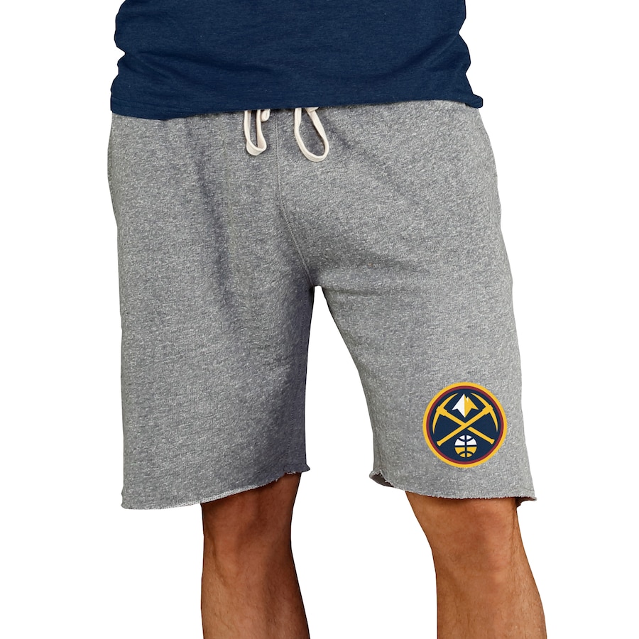Men's Denver Nuggets Concepts Sport Gray Mainstream Terry Shorts Men's Denver Nuggets Concepts Sport Gray Mainstream Terry Shorts