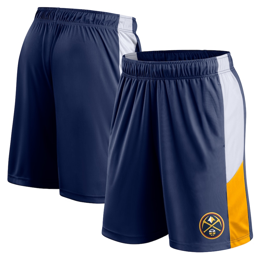 Men's Denver Nuggets Navy Champion Rush Practice Performance Shorts Men's Denver Nuggets Navy Champion Rush Practice Performance Shorts