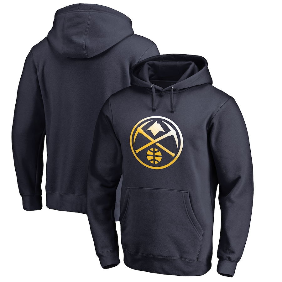 Men's Denver Nuggets Navy Gradient Logo Pullover Hoodie Men's Denver Nuggets Navy Gradient Logo Pullover Hoodie