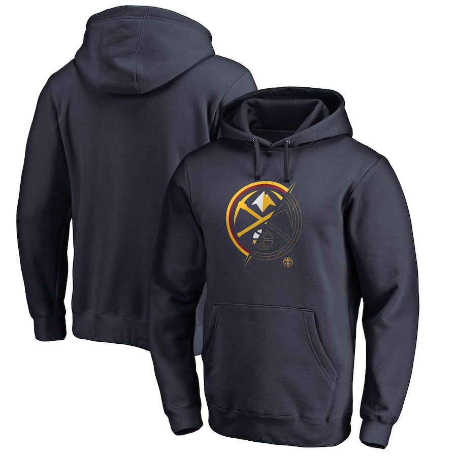 Men's Denver Nuggets Navy X-Ray Pullover Hoodie Men's Denver Nuggets Navy X-Ray Pullover Hoodie