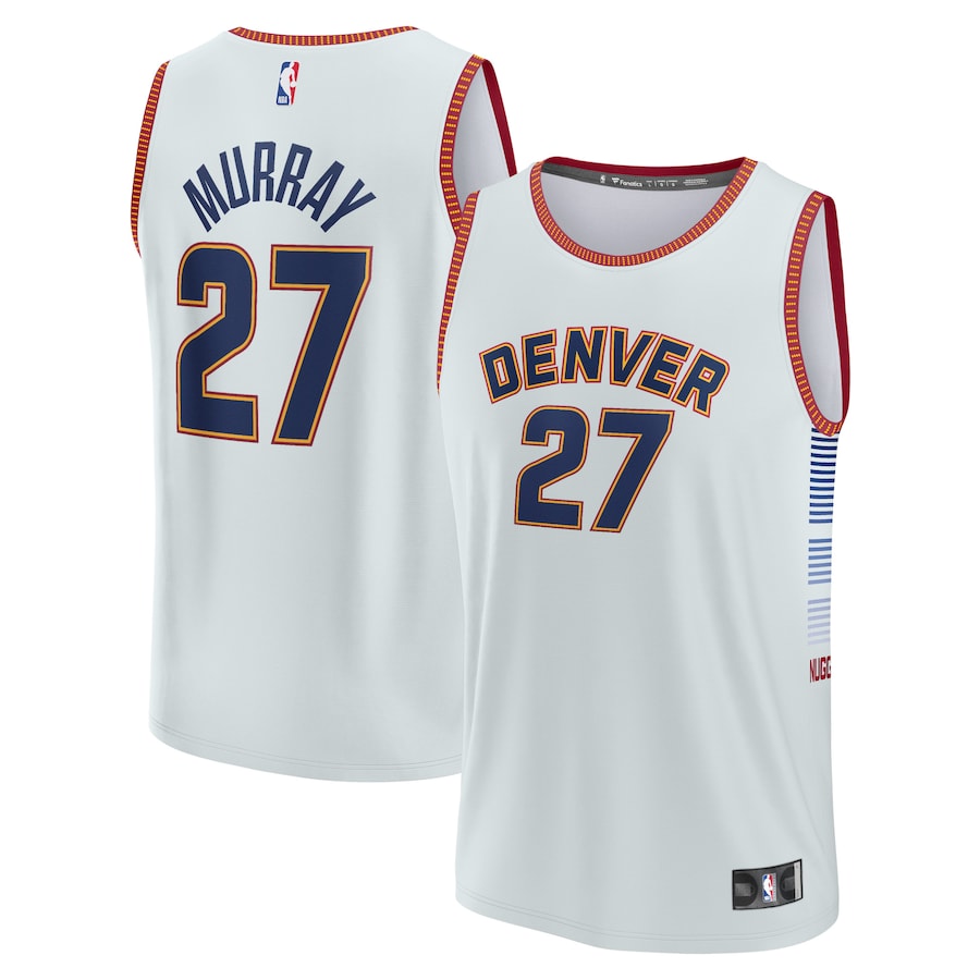 Men's Denver Nuggets Jamal Murray Silver 2022/23 Fastbreak Jersey - City Edition