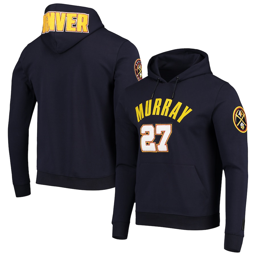 Men's Denver Nuggets Jamal Murray Pro Standard Navy Player Pullover Hoodie