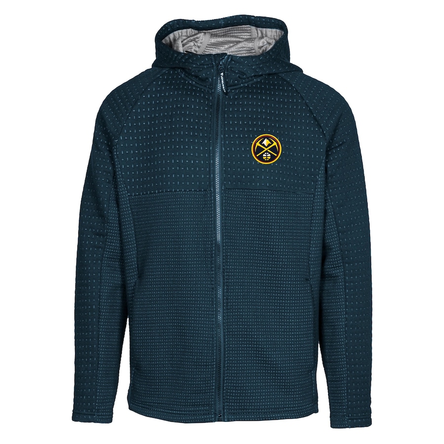 Men's Denver Nuggets Levelwear Navy Durham Insignia Full-Zip Hoodie Men's Denver Nuggets Levelwear Navy Durham Insignia Full-Zip Hoodie