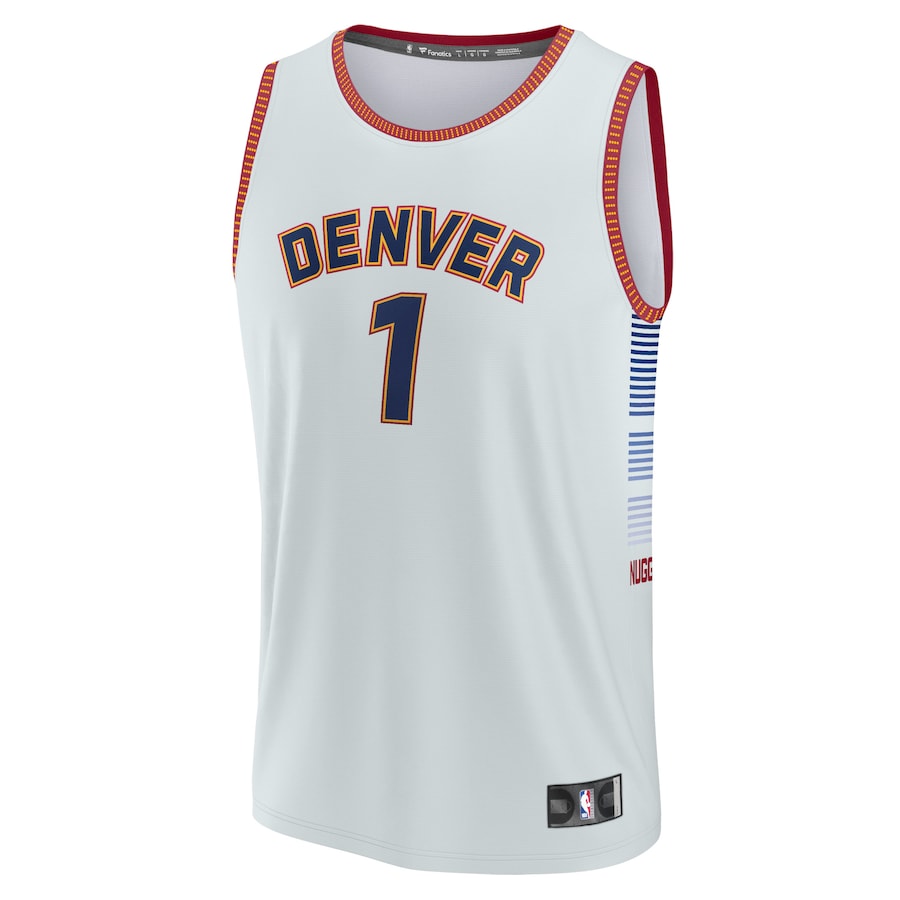 Men's Denver Nuggets Michael Porter Jr. Silver 2022/23 Fastbreak Jersey - City Edition
