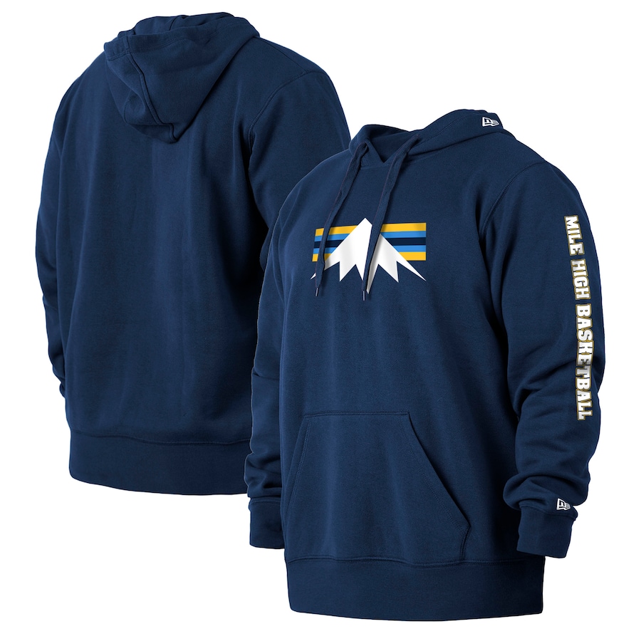 Men's Denver Nuggets New Era Navy 2021/22 City Edition Big & Tall Pullover Hoodie Men's Denver Nuggets New Era Navy 2021/22 City Edition Big & Tall Pullover Hoodie