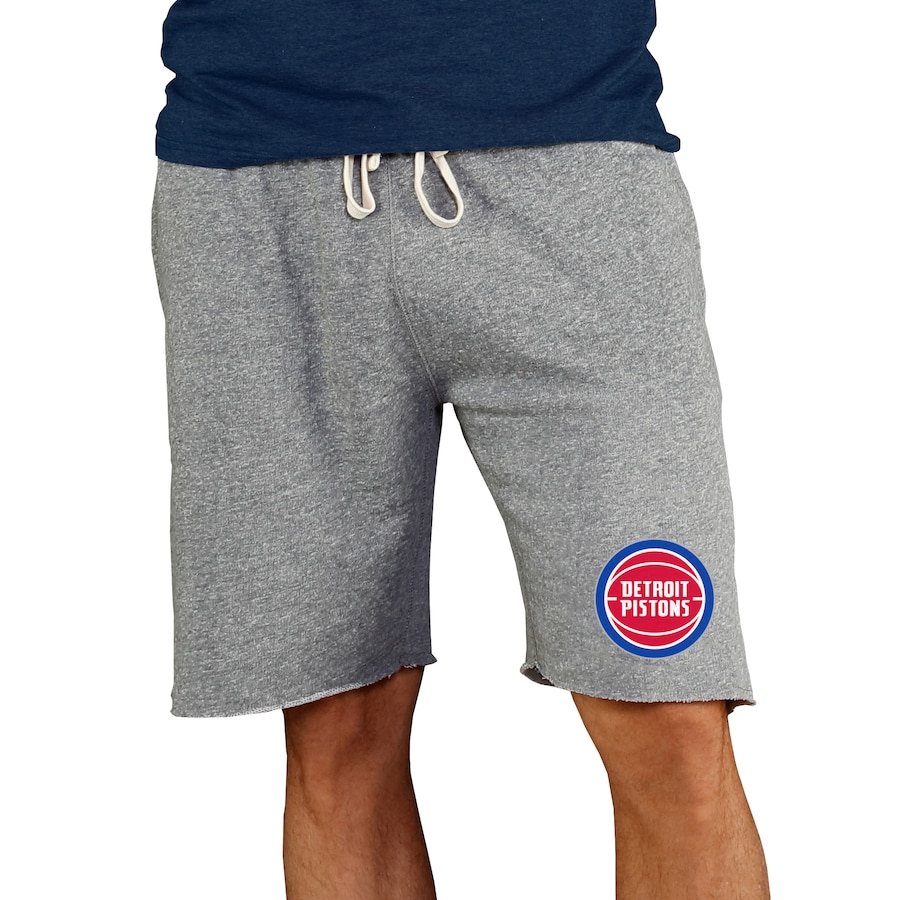 Men's Detroit Pistons Concepts Sport Gray Mainstream Terry Shorts Men's Detroit Pistons Concepts Sport Gray Mainstream Terry Shorts