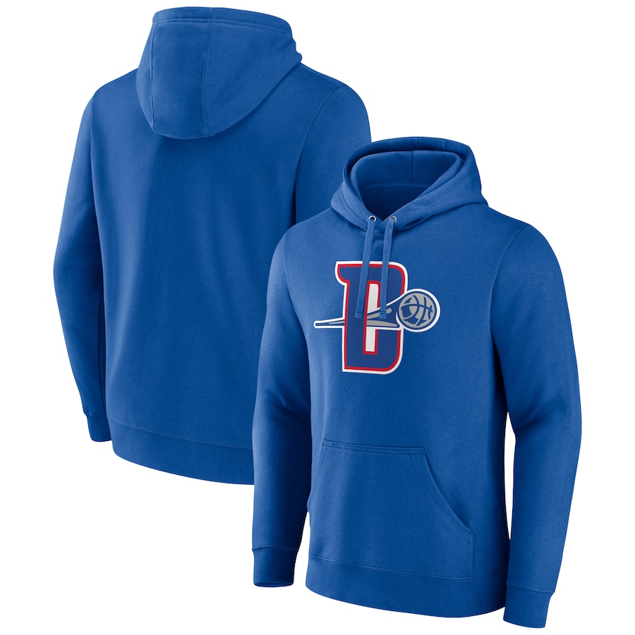 Men's Detroit Pistons Royal Alternate Logo Pullover Hoodie Men's Detroit Pistons Royal Alternate Logo Pullover Hoodie