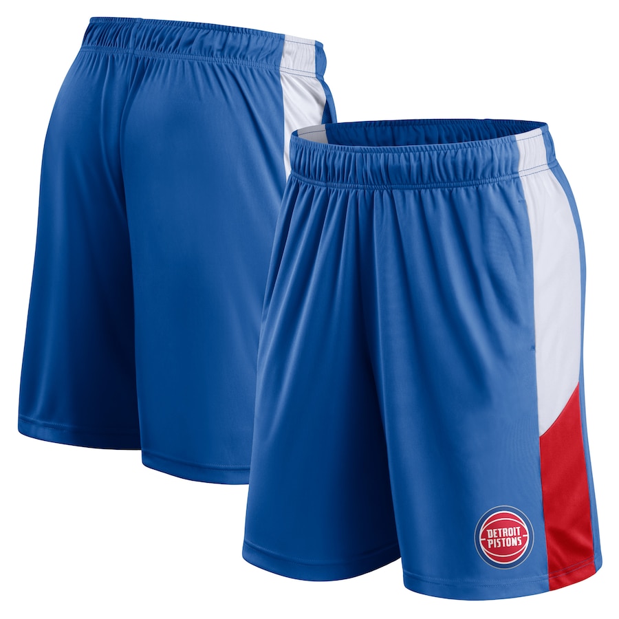 Men's Detroit Pistons Royal Champion Rush Practice Performance Shorts Men's Detroit Pistons Royal Champion Rush Practice Performance Shorts