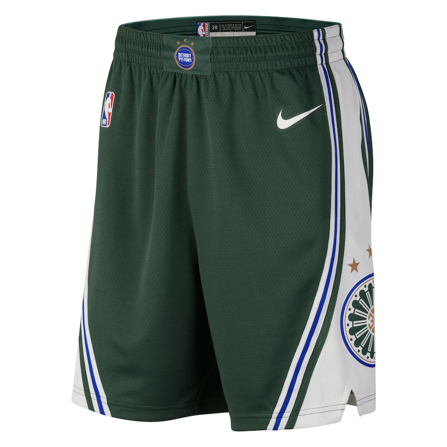 Men's Detroit Pistons NBA Green 2022/23 City Edition Swingman Shorts Men's Detroit Pistons NBA Green 2022/23 City Edition Swingman Shorts