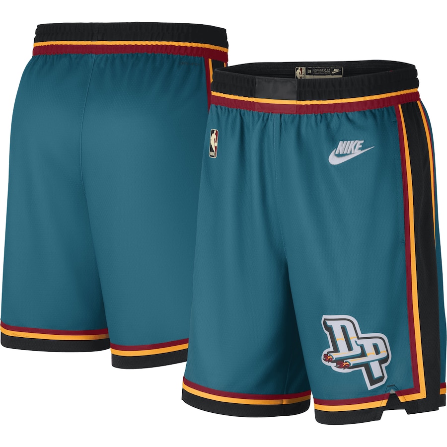Men's Detroit Pistons NBA Teal 2022/23 Classic Edition Swingman Performance Shorts Men's Detroit Pistons NBA Teal 2022/23 Classic Edition Swingman Performance Shorts