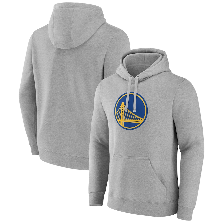 Men's Golden State Warriors Gray Alternate Logo Pullover Hoodie Men's Golden State Warriors Gray Alternate Logo Pullover Hoodie
