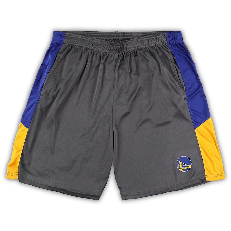 Men's Golden State Warriors Gray Big & Tall Shorts Men's Golden State Warriors Gray Big & Tall Shorts
