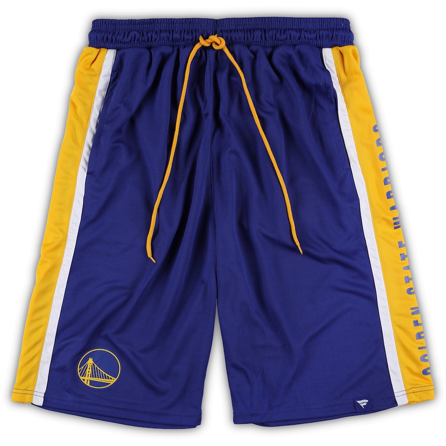 Men's Golden State Warriors Royal Big & Tall Referee Iconic Mesh Shorts
