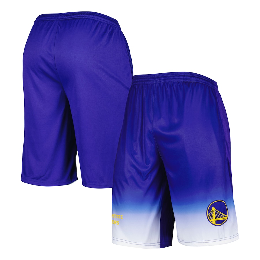 Men's Golden State Warriors Royal Fadeaway Shorts
