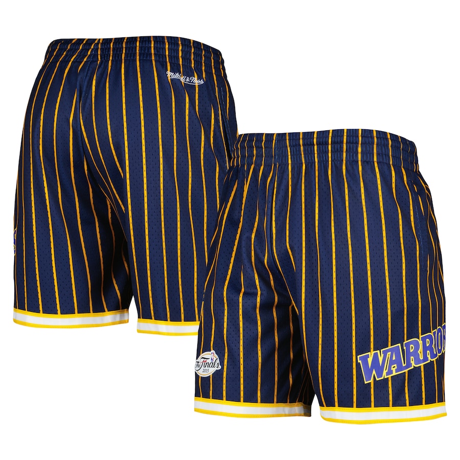 Men's Golden State Warriors Mitchell & Ness Navy City Collection Heritage Mesh Shorts Men's Golden State Warriors Mitchell & Ness Navy City Collection Heritage Mesh Shorts