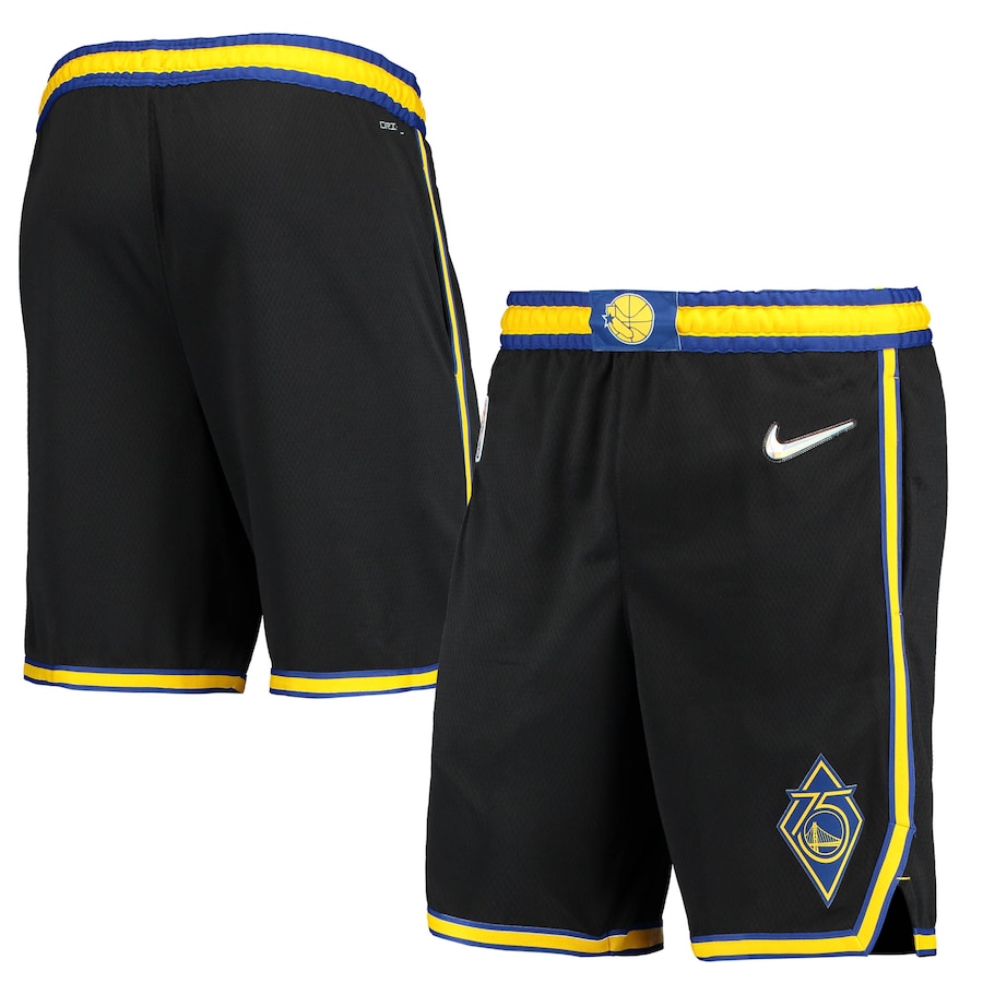 Men's Golden State Warriors NBA Black 2021/22 City Edition Swingman Shorts Men's Golden State Warriors NBA Black 2021/22 City Edition Swingman Shorts
